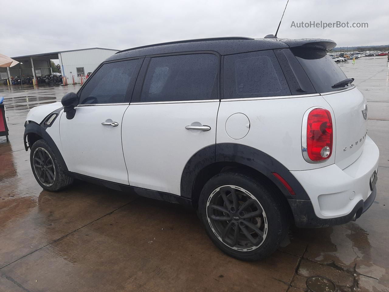 2015 Mini Cooper S Countryman Белый vin: WMWZC3C52FWT02335