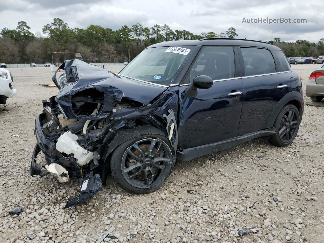 2015 Mini Cooper S Countryman Blue vin: WMWZC3C52FWT05915