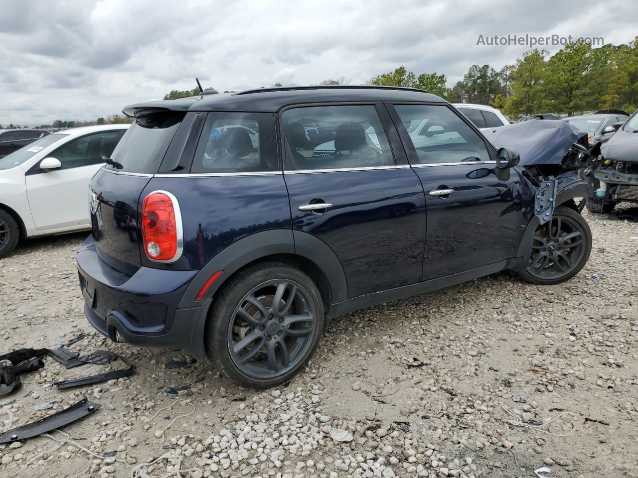 2015 Mini Cooper S Countryman Blue vin: WMWZC3C52FWT05915