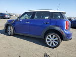 2015 Mini Cooper S Countryman Blue vin: WMWZC3C52FWT06322