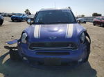 2015 Mini Cooper S Countryman Blue vin: WMWZC3C52FWT06322