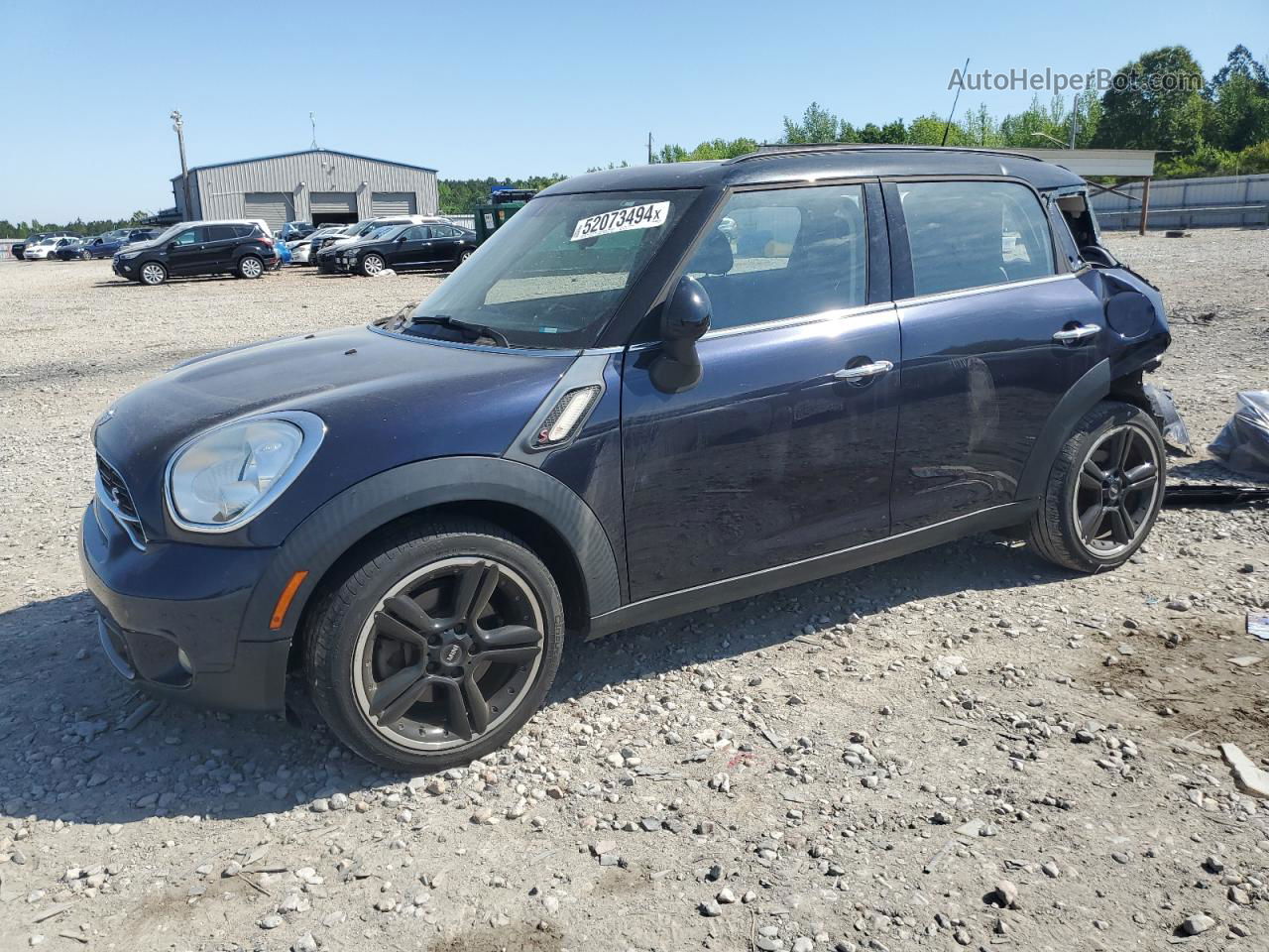 2015 Mini Cooper S Countryman Blue vin: WMWZC3C55FWT02118