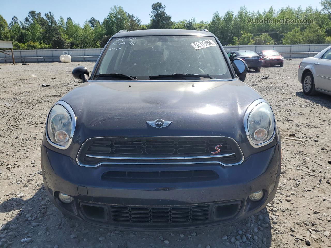 2015 Mini Cooper S Countryman Blue vin: WMWZC3C55FWT02118