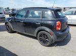 2015 Mini Cooper S Countryman Black vin: WMWZC3C55FWT02989