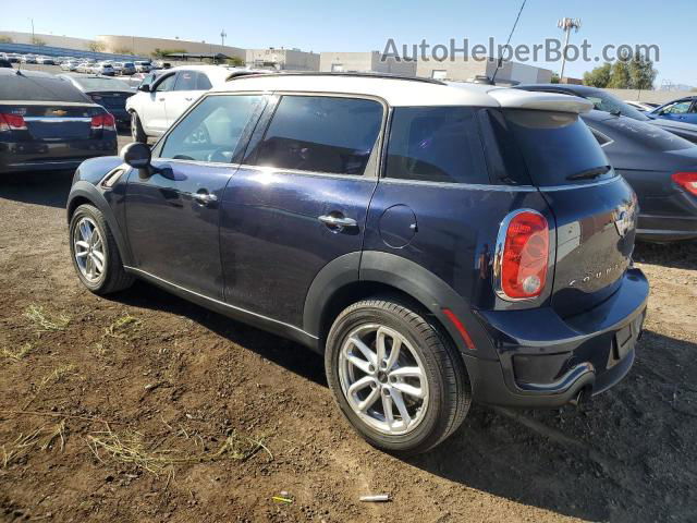 2015 Mini Cooper S Countryman Blue vin: WMWZC3C58FWT02355