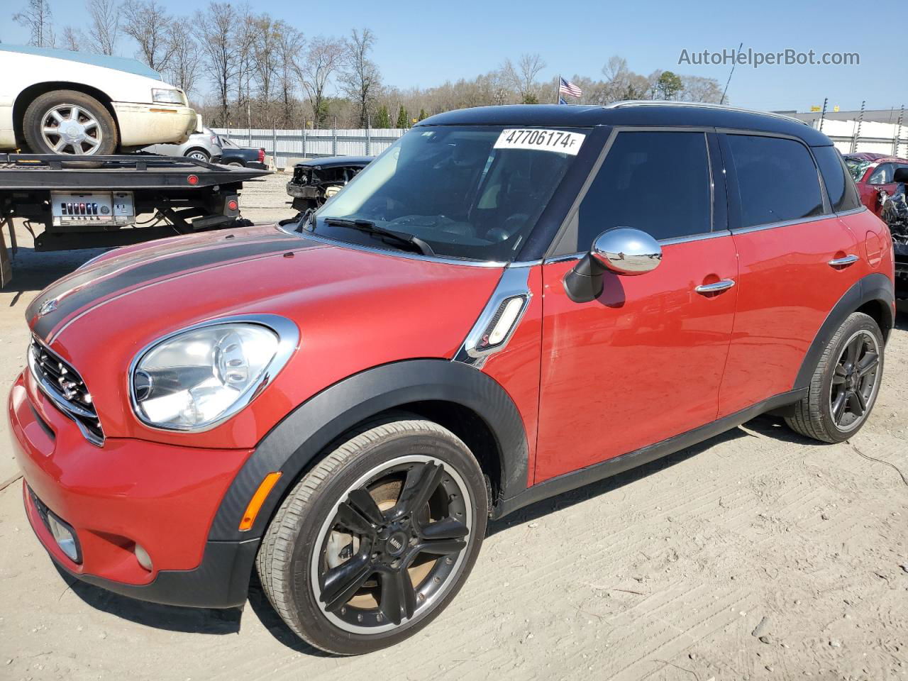 2015 Mini Cooper S Countryman Two Tone vin: WMWZC3C59FWT03675