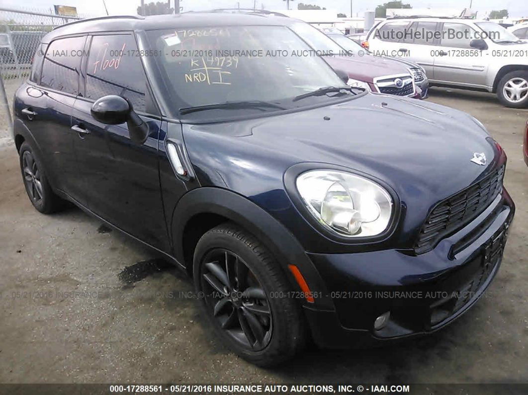 Цена и история 2012 Mini Countryman S 1.6l L4 Dohc 16v Turbo vin:  WMWZC3C5XCWL82317 | AutoHelperBot