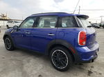 2015 Mini Cooper S Countryman Blue vin: WMWZC3C5XFWT05998