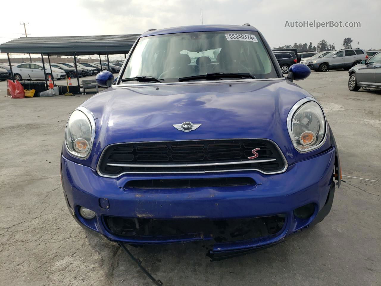 2015 Mini Cooper S Countryman Blue vin: WMWZC3C5XFWT05998