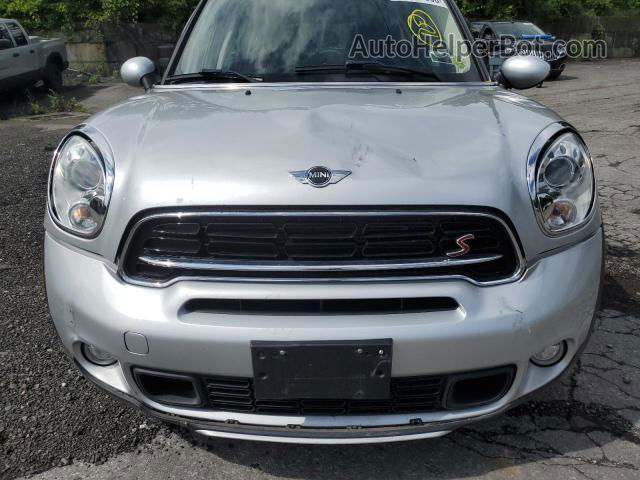 2015 Mini Cooper S Countryman Silver vin: WMWZC5C50FWM19746