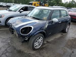 2015 Mini Cooper S Countryman Синий vin: WMWZC5C50FWP46180