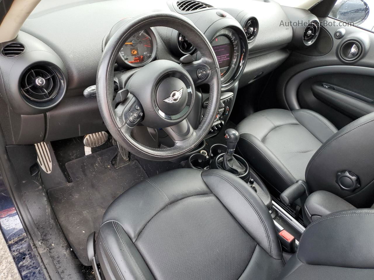 2015 Mini Cooper S Countryman Синий vin: WMWZC5C50FWP46180