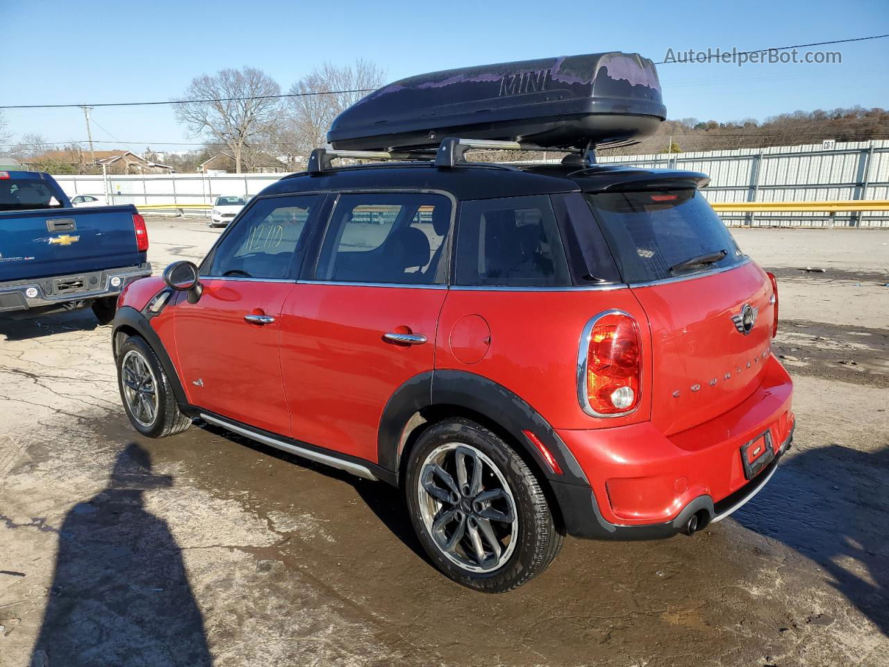 2015 Mini Cooper S Countryman Red vin: WMWZC5C50FWP49239