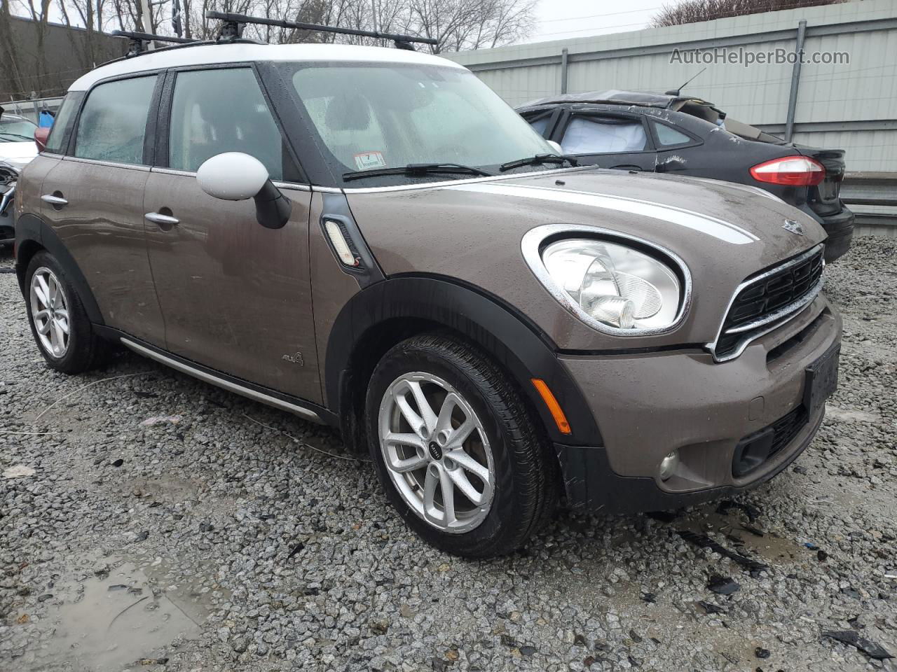 2015 Mini Cooper S Countryman Золотой vin: WMWZC5C52FWM19277