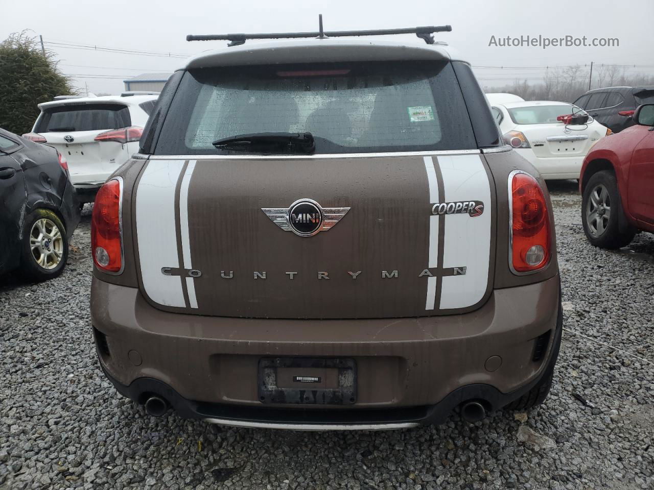 2015 Mini Cooper S Countryman Gold vin: WMWZC5C52FWM19277