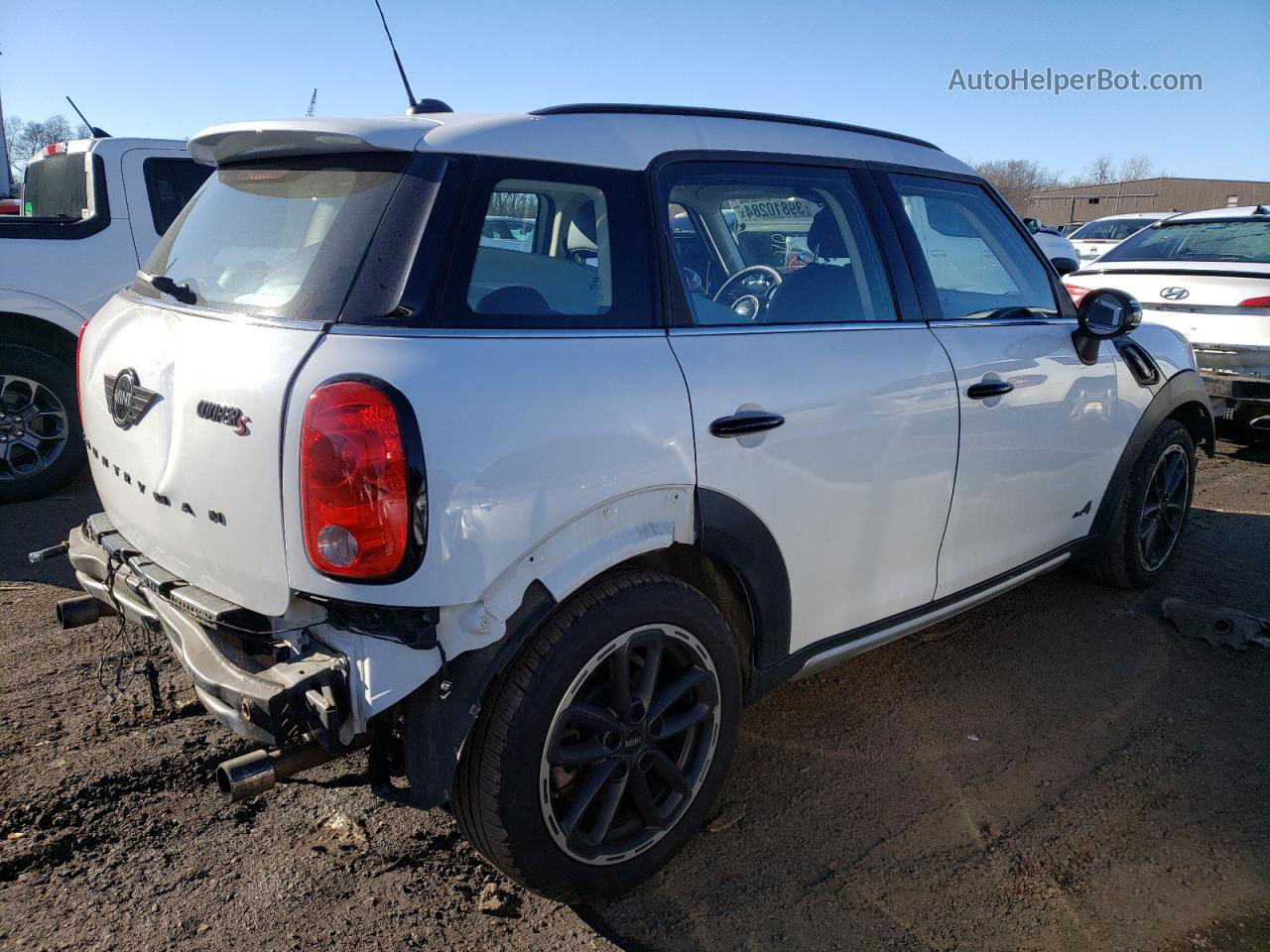 2015 Mini Cooper S Countryman Blue vin: WMWZC5C52FWP45905