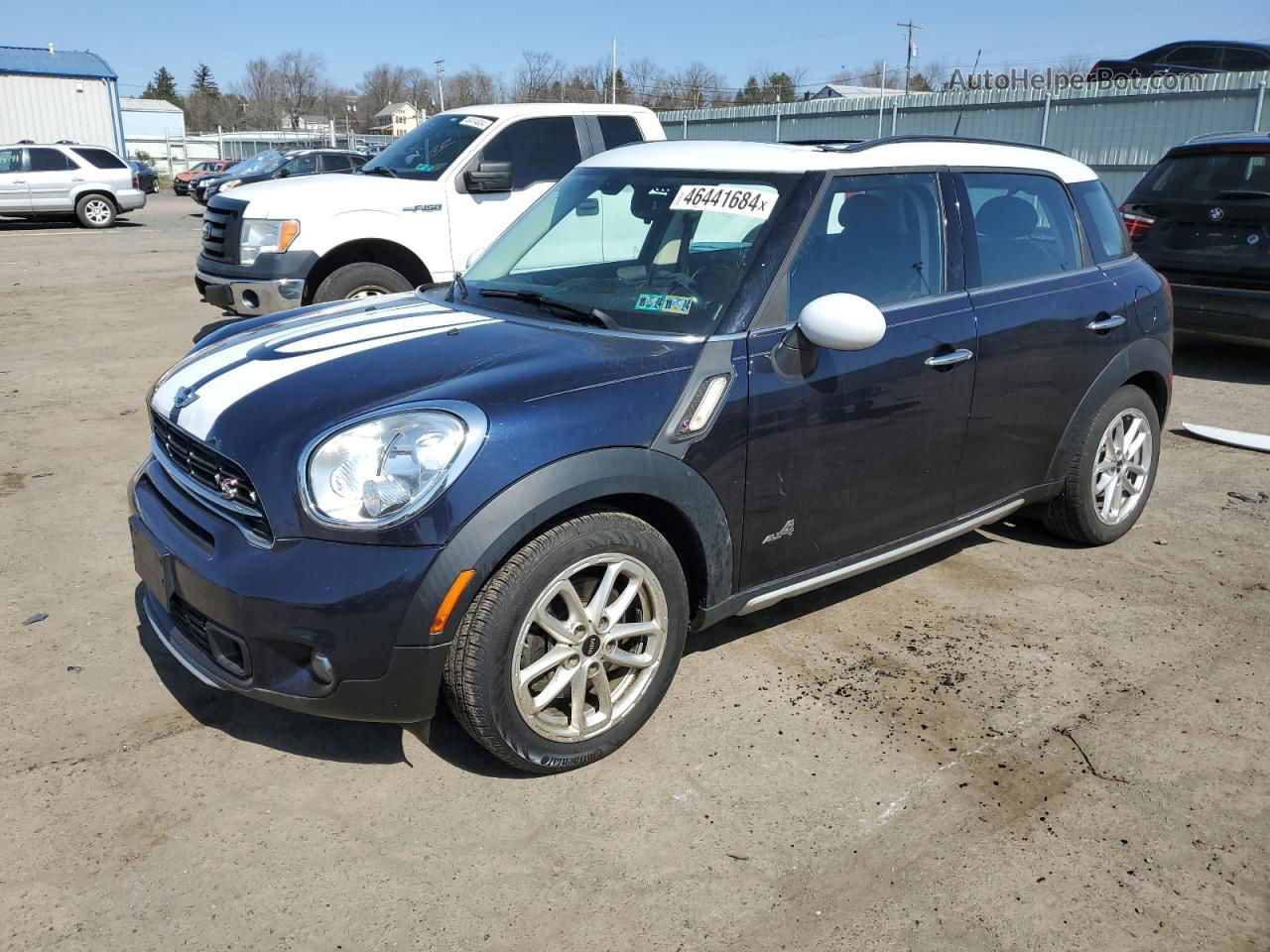 2015 Mini Cooper S Countryman Blue vin: WMWZC5C52FWP48285