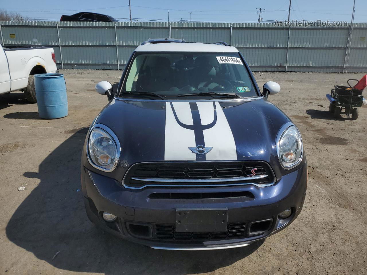 2015 Mini Cooper S Countryman Blue vin: WMWZC5C52FWP48285