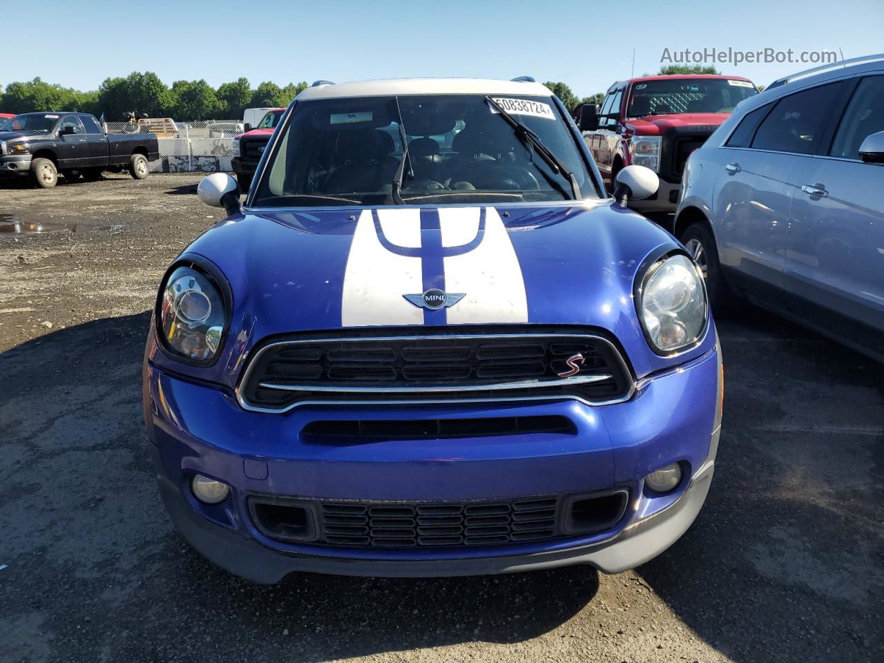 2015 Mini Cooper S Countryman Blue vin: WMWZC5C53FWP48912