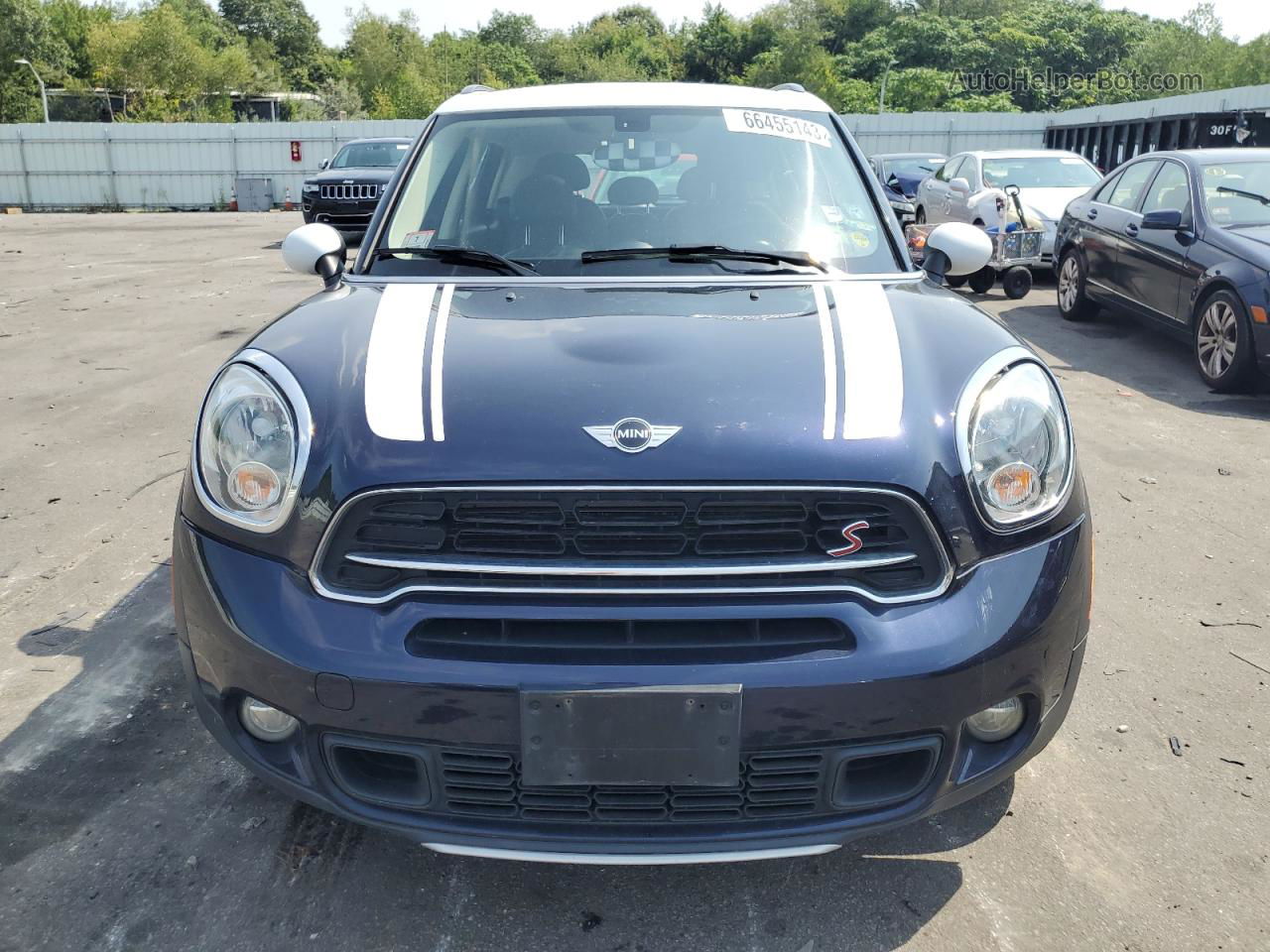 2015 Mini Cooper S Countryman Two Tone vin: WMWZC5C57GWU00239