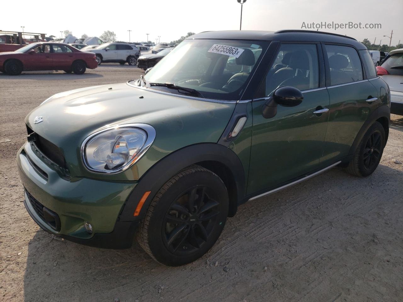 2015 Mini Cooper S Countryman Green vin: WMWZC5C59FWP48929