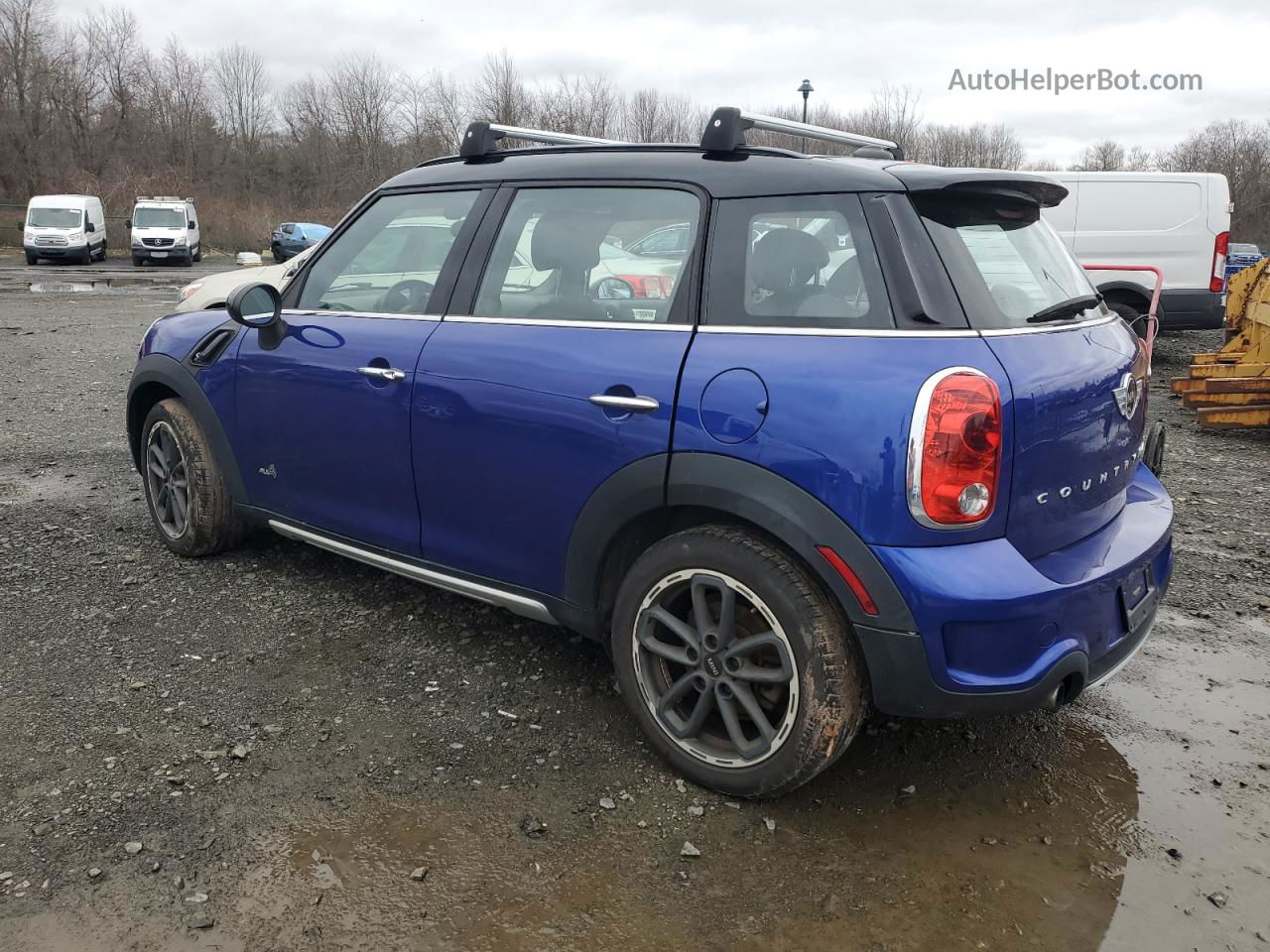 2015 Mini Cooper S Countryman Blue vin: WMWZC5C5XFWP43142