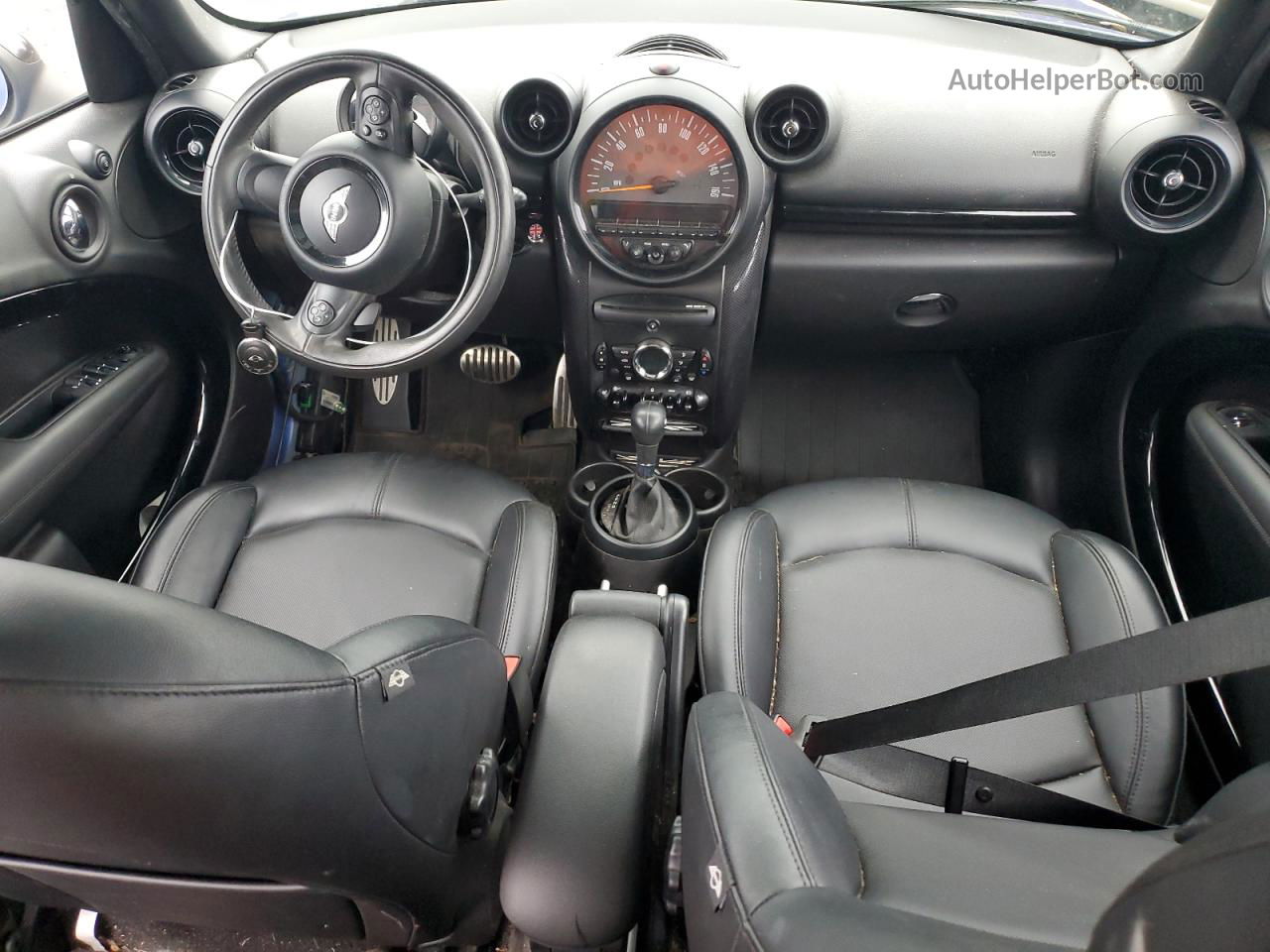 2015 Mini Cooper S Countryman Синий vin: WMWZC5C5XFWP43142