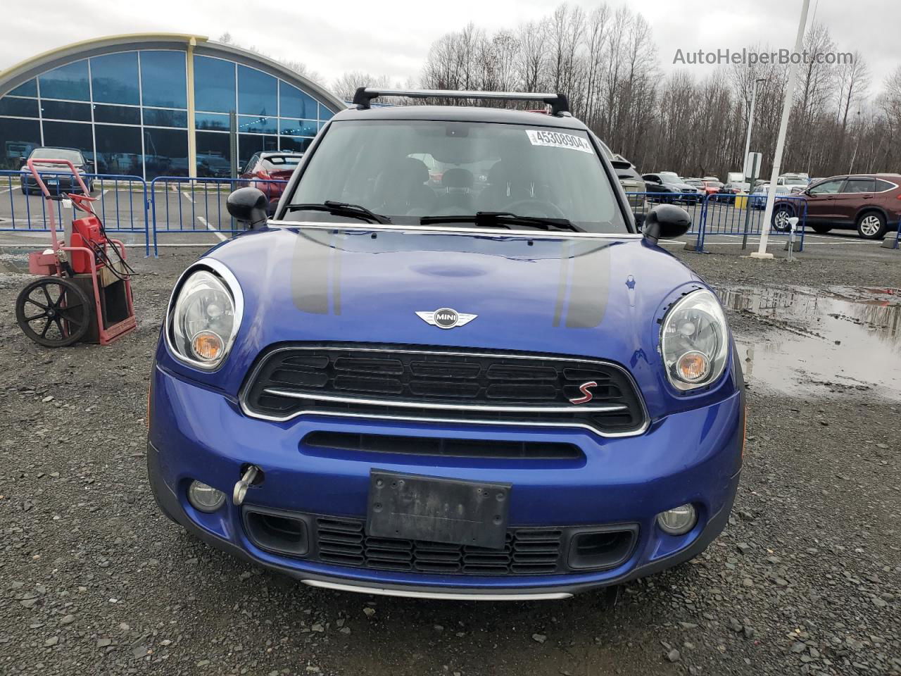 2015 Mini Cooper S Countryman Blue vin: WMWZC5C5XFWP43142