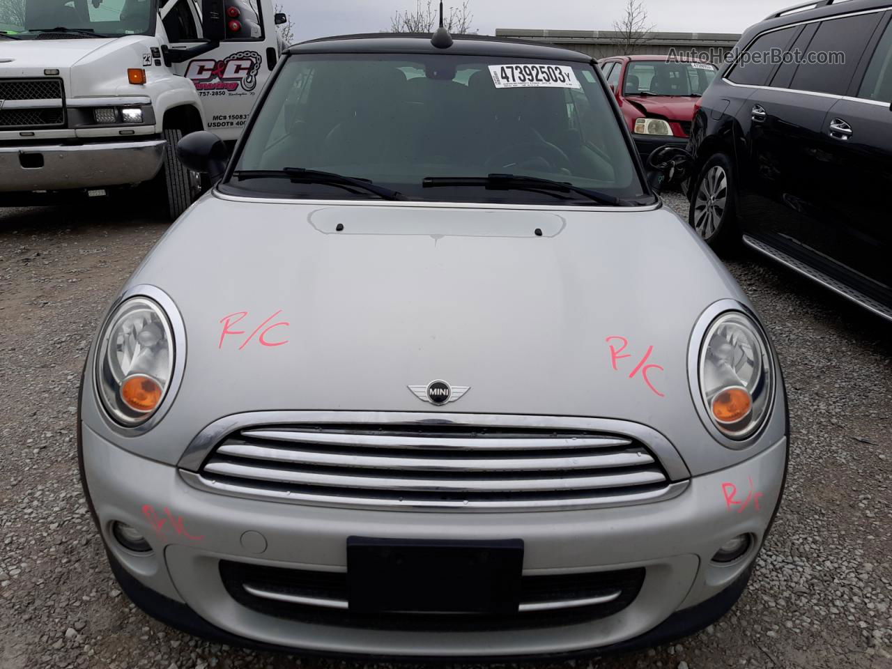 2015 Mini Cooper  Silver vin: WMWZN3C59FT862560