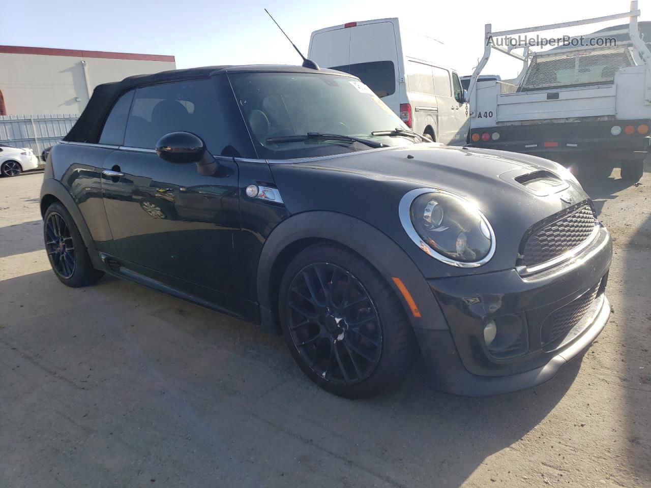 2015 Mini Cooper S Черный vin: WMWZP3C53F2A91418