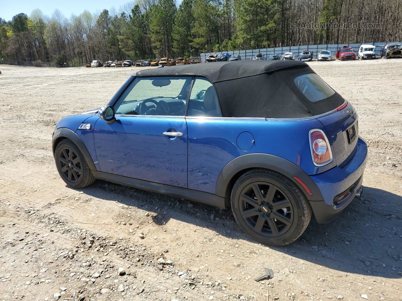 2015 Mini Cooper S Синий vin: WMWZP3C55F2A91226