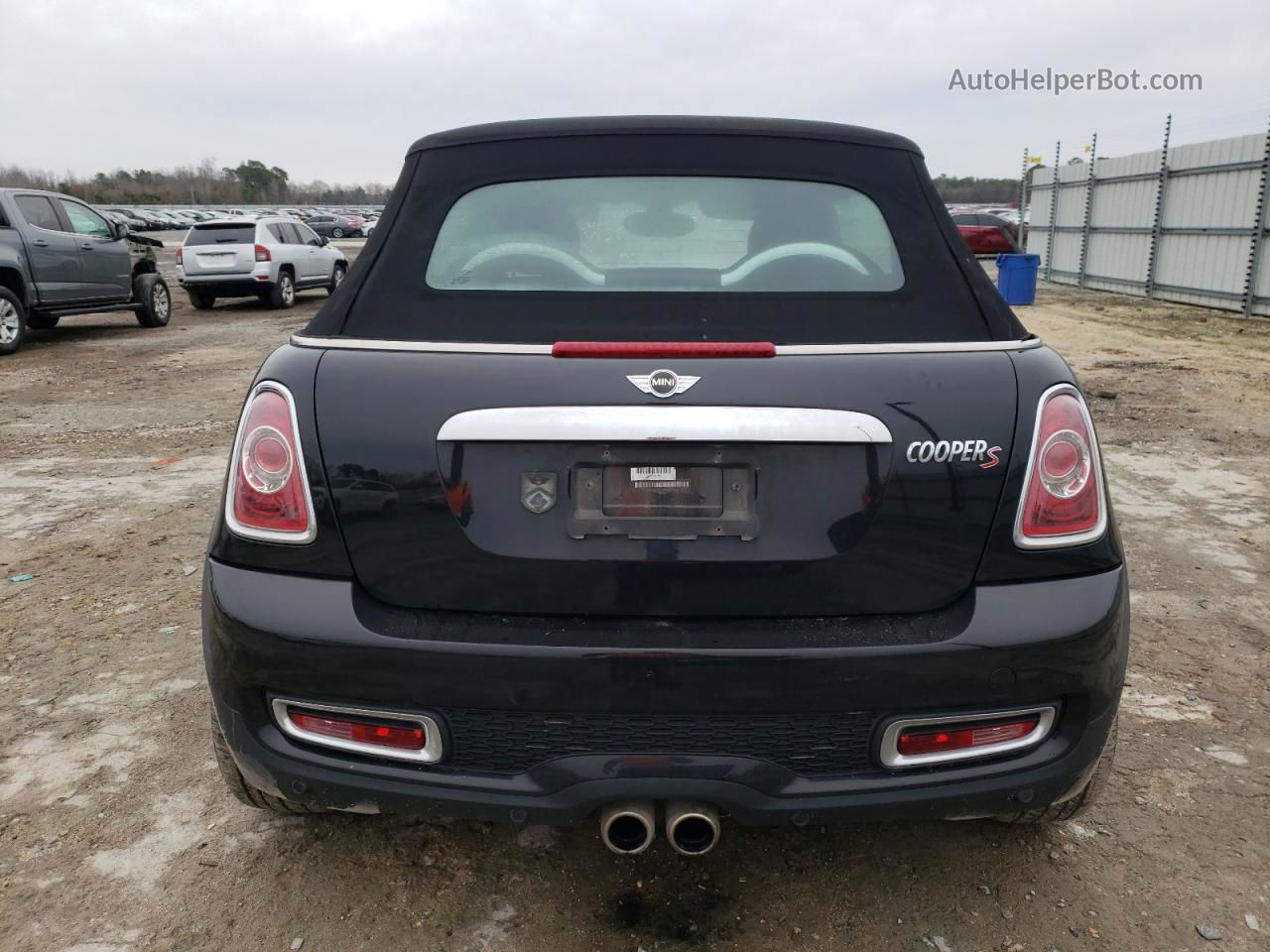 2015 Mini Cooper S Black vin: WMWZP3C57FT708195