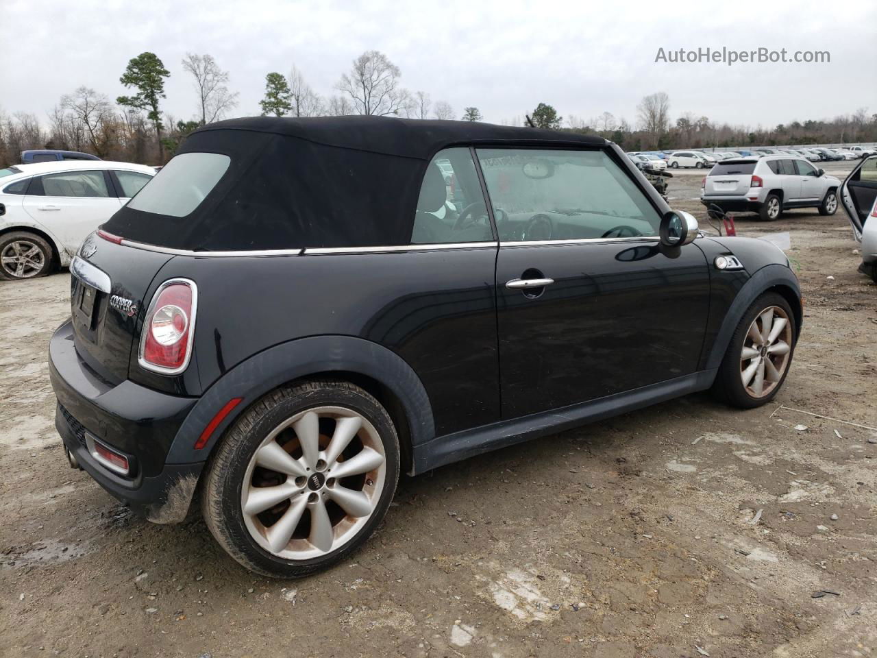 2015 Mini Cooper S Black vin: WMWZP3C57FT708195