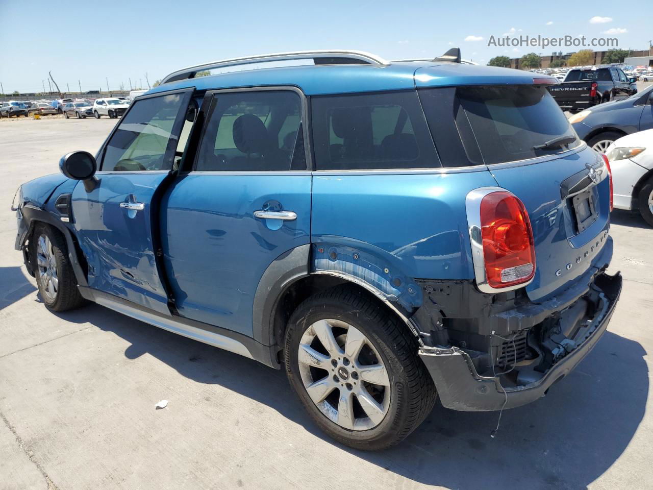 2018 Mini Cooper Countryman Синий vin: WMZYS7C35J3B63161