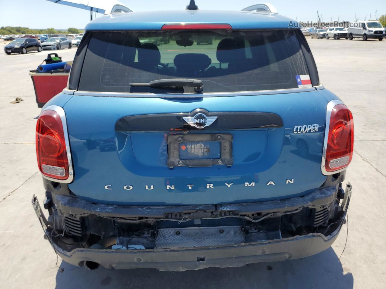 2018 Mini Cooper Countryman Blue vin: WMZYS7C35J3B63161