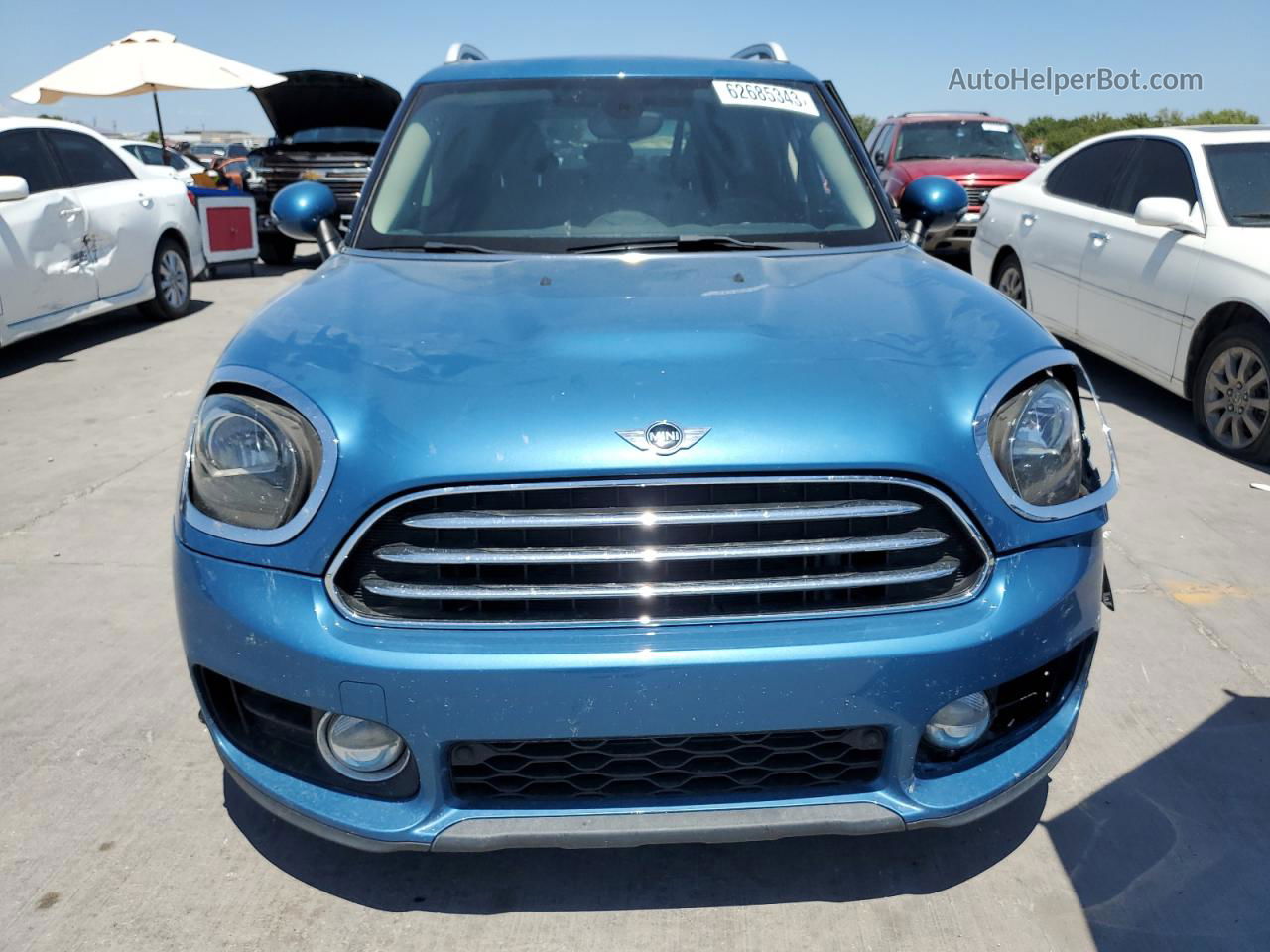 2018 Mini Cooper Countryman Blue vin: WMZYS7C35J3B63161