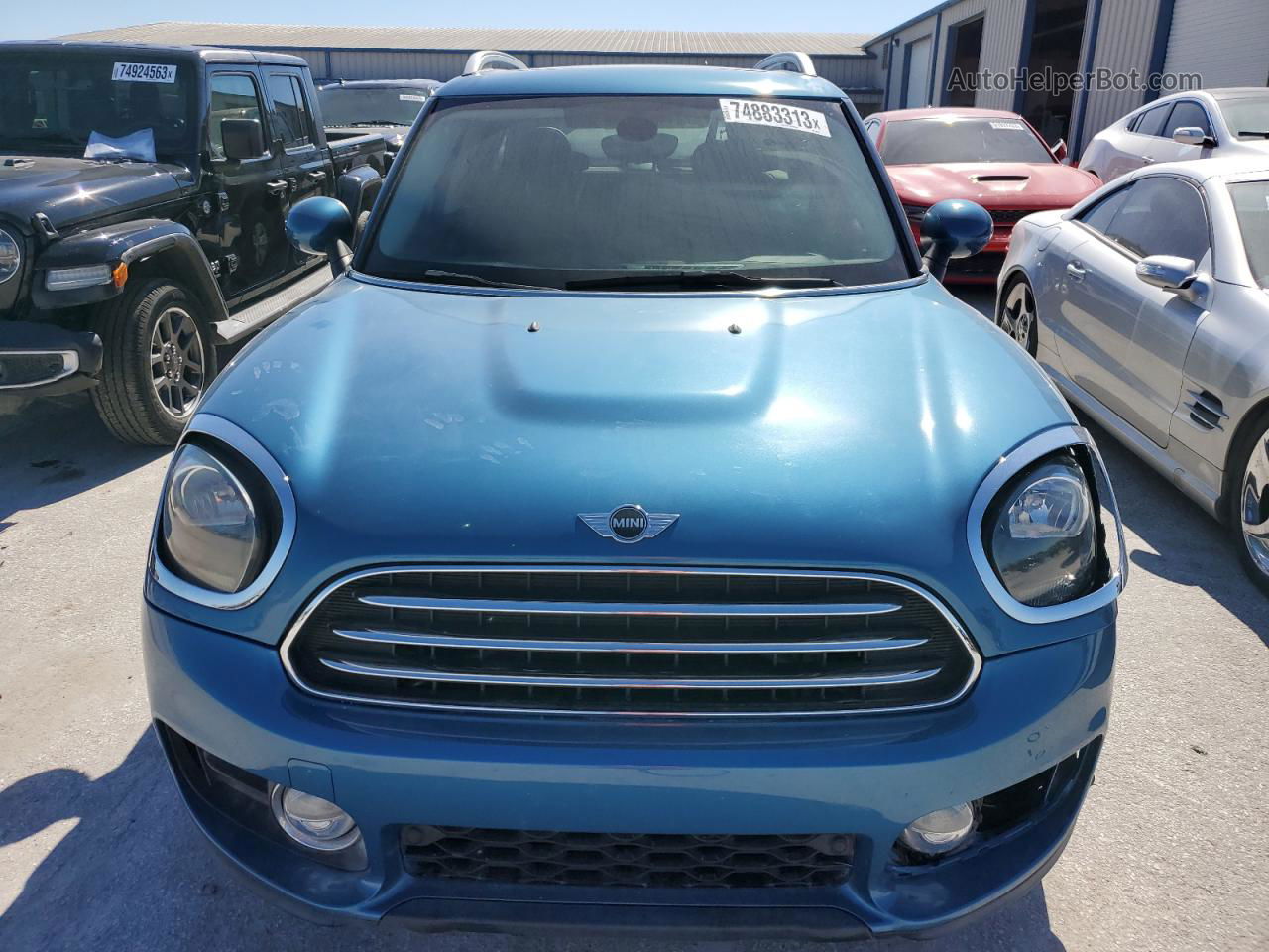 2018 Mini Cooper Countryman Blue vin: WMZYS7C35J3B63161