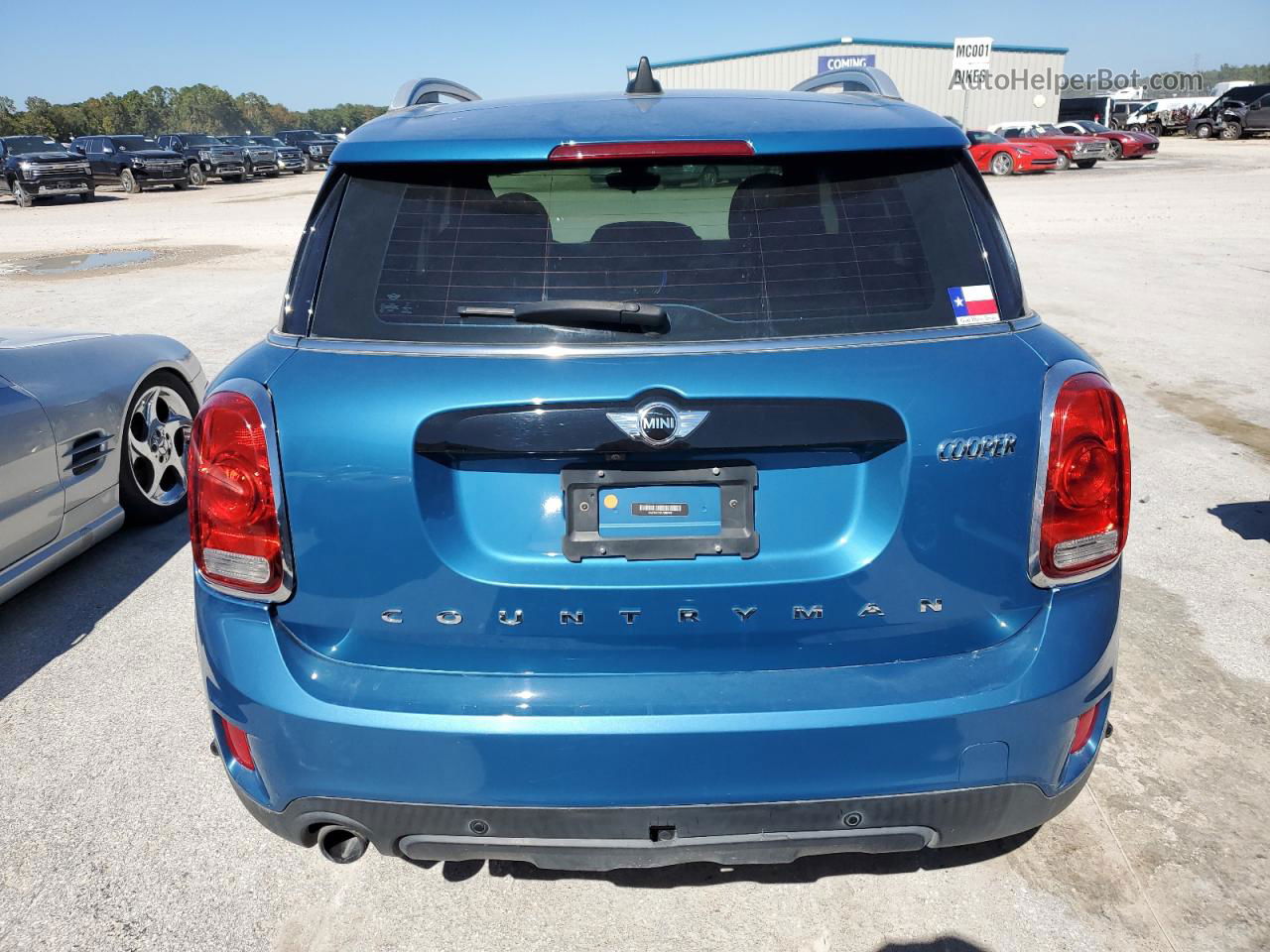 2018 Mini Cooper Countryman Blue vin: WMZYS7C35J3B63161