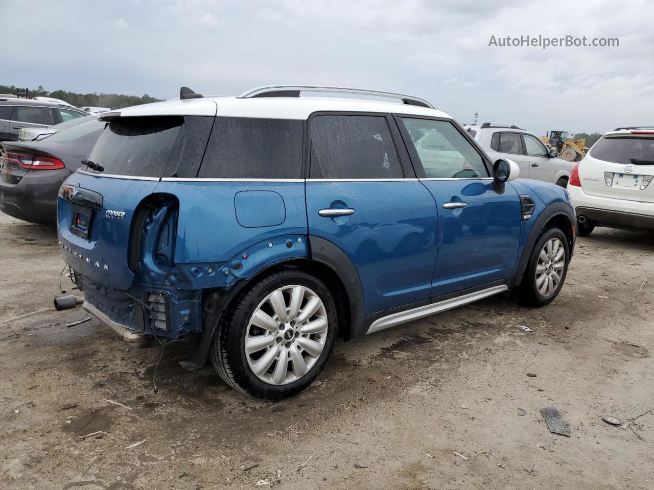 2018 Mini Cooper Countryman Blue vin: WMZYS7C35J3E08668