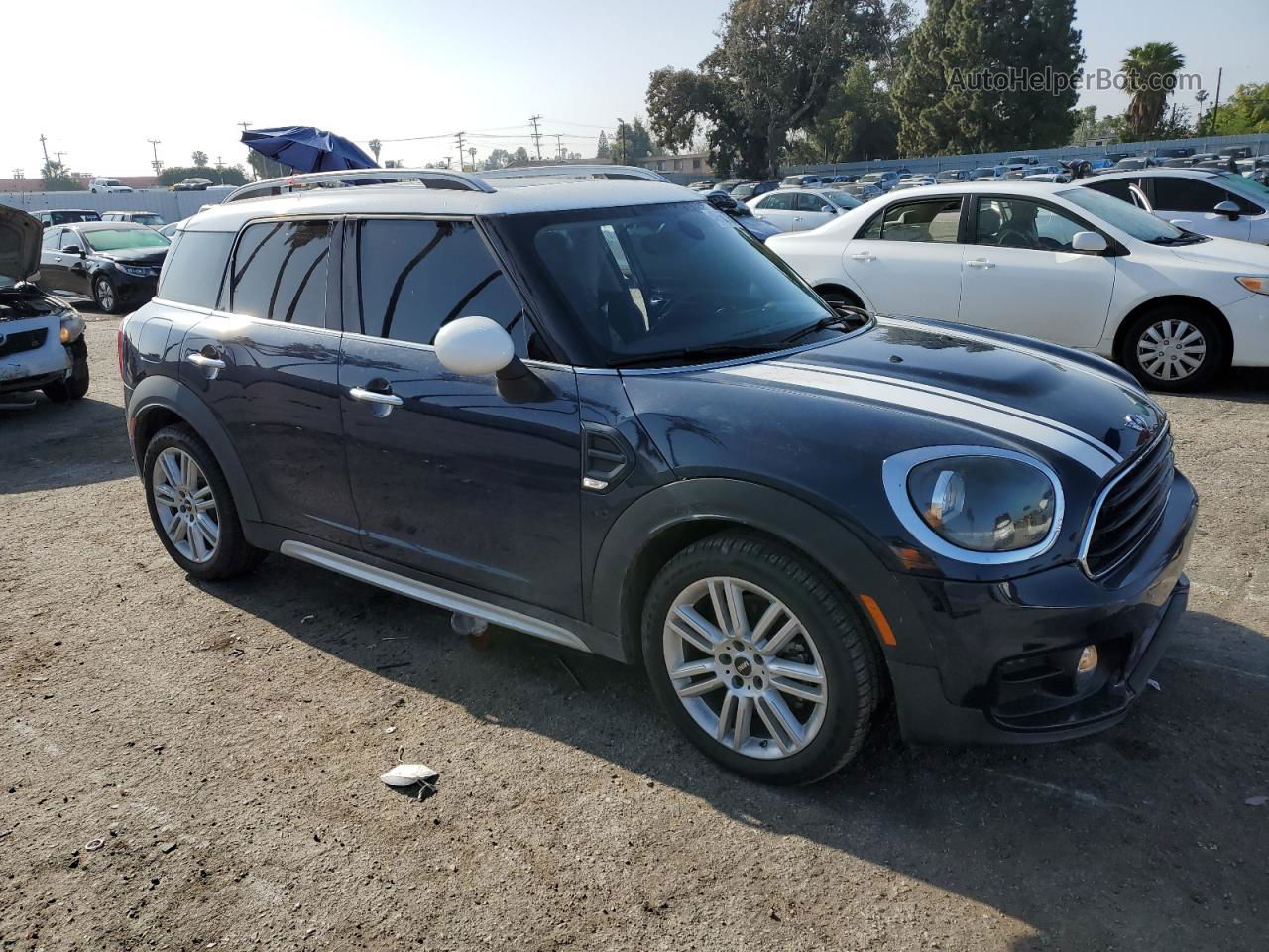 2018 Mini Cooper Countryman Blue vin: WMZYS7C36J3E08551