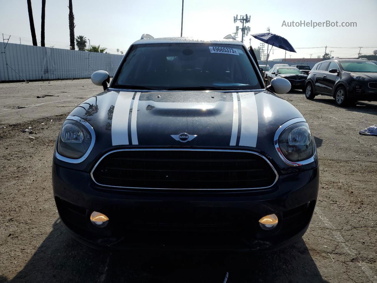 2018 Mini Cooper Countryman Blue vin: WMZYS7C36J3E08551