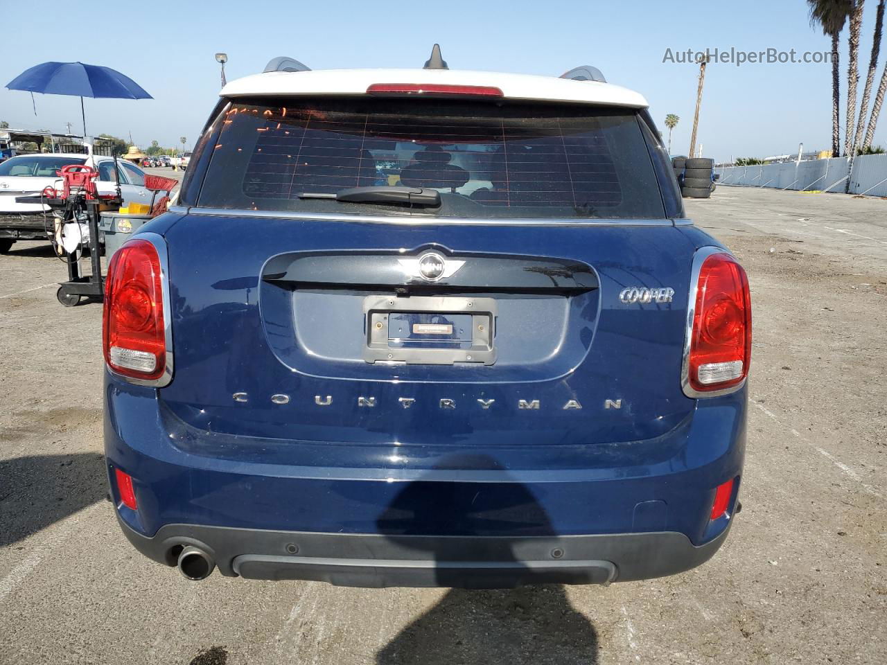 2018 Mini Cooper Countryman Blue vin: WMZYS7C36J3E08551