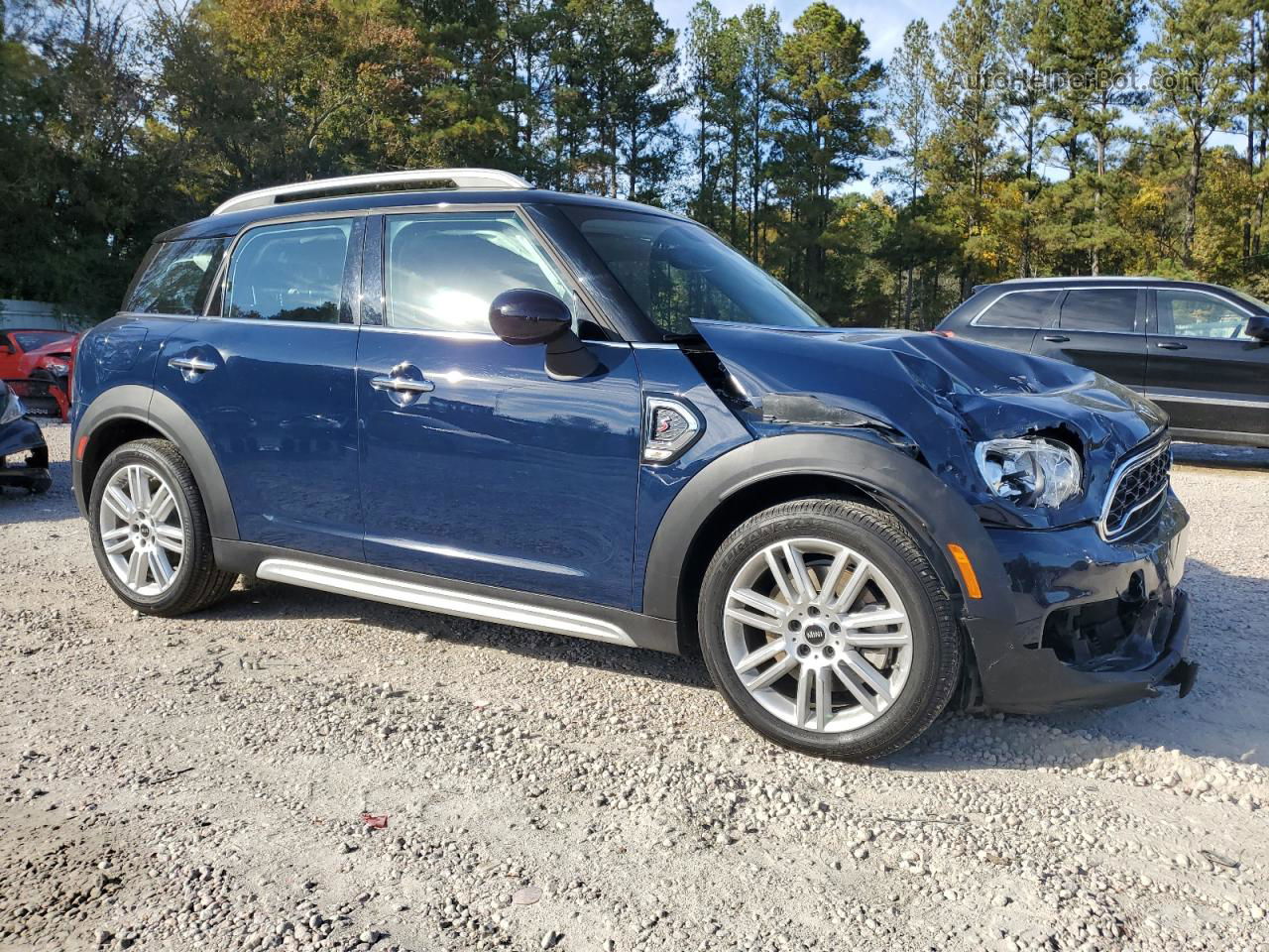 2018 Mini Cooper S Countryman Blue vin: WMZYT3C30J3D99951