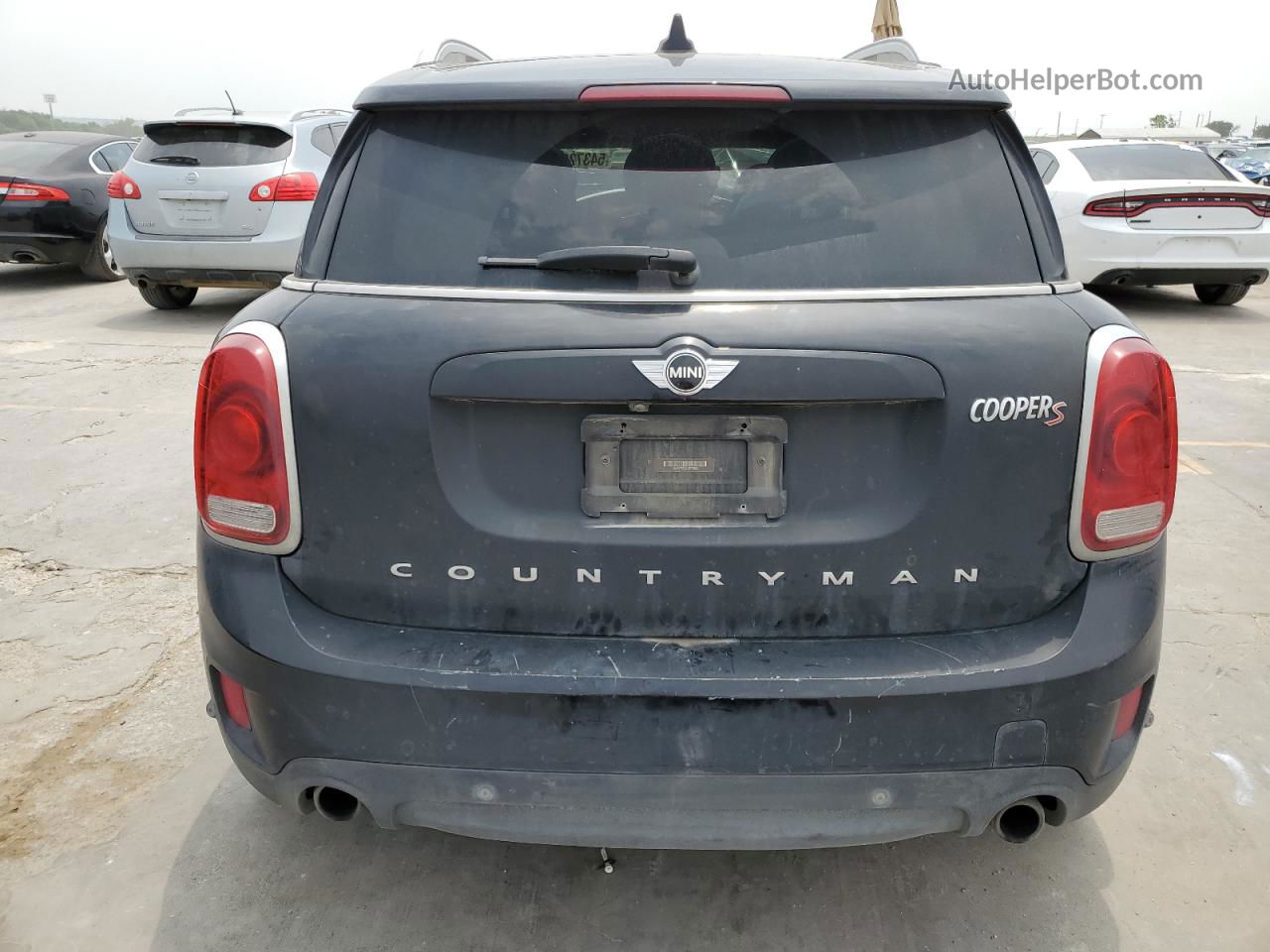 2018 Mini Cooper S Countryman Black vin: WMZYT3C31J3E00900