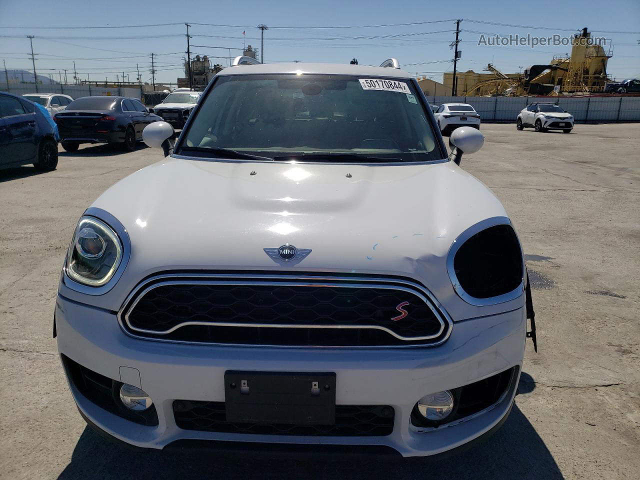 2018 Mini Cooper S Countryman Белый vin: WMZYT3C33J3D99524