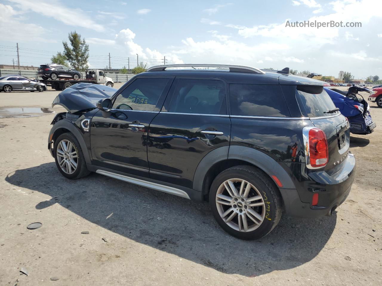 2018 Mini Cooper S Countryman Black vin: WMZYT3C34J3E93900