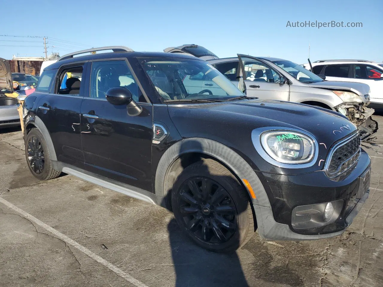 2018 Mini Cooper S Countryman Black vin: WMZYT3C35J3D99153