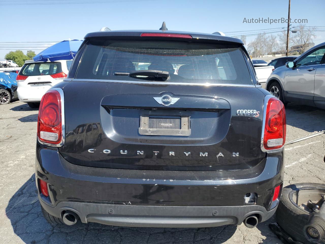 2018 Mini Cooper S Countryman Black vin: WMZYT3C37J3E94006