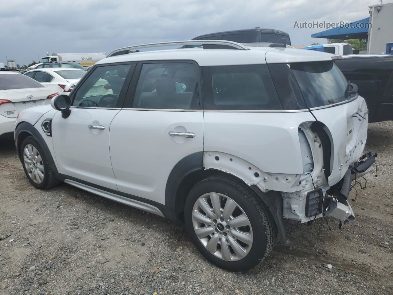 2018 Mini Cooper S Countryman Белый vin: WMZYT3C38J3D99521