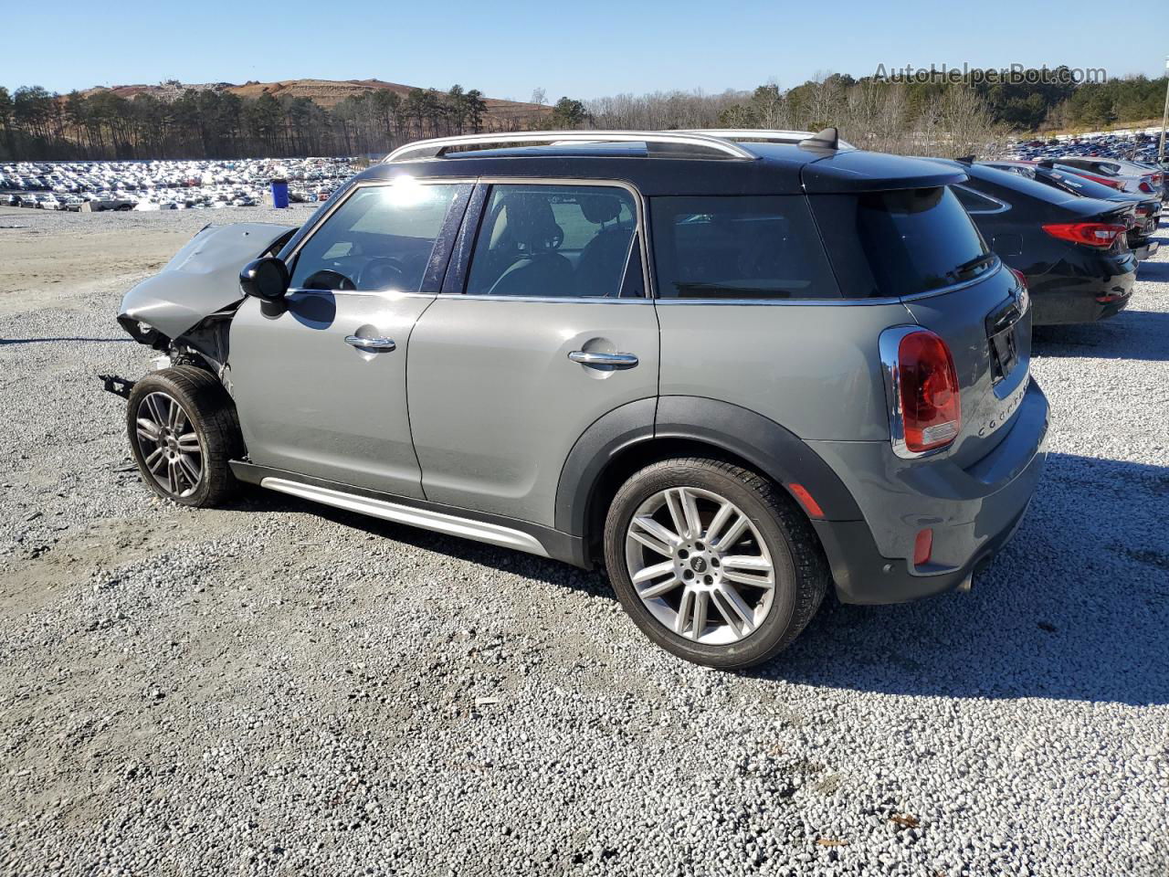 2018 Mini Cooper S Countryman Gray vin: WMZYT3C3XJ3E00040